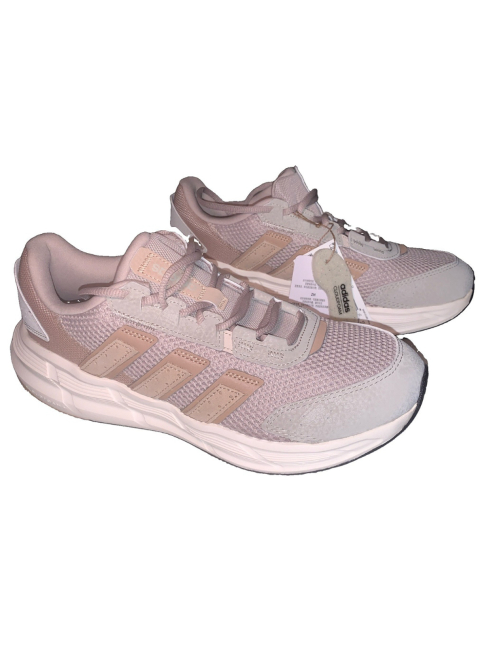 Adidas Astrarun Beige Running Shoes Mens Size 8 US Cloudfoam Comfort Lightweight